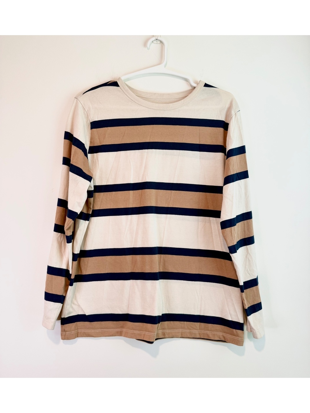 Wonder Nation Husky XL (14-16) Long Sleeve Striped Shirt